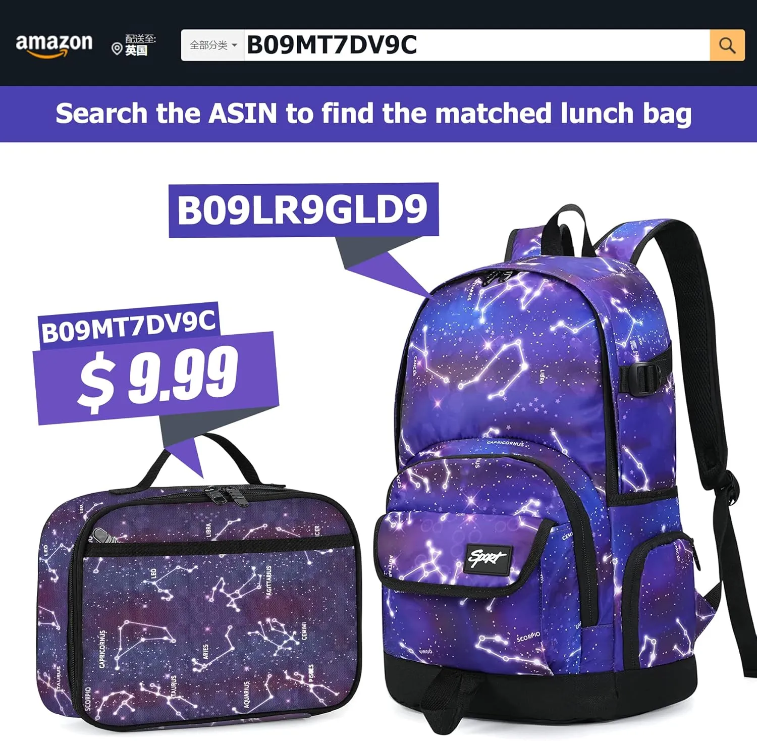 rickyh style School Backpack Travel Bag for Men & Women Lightweight College Back Pack with Laptop Compartmen