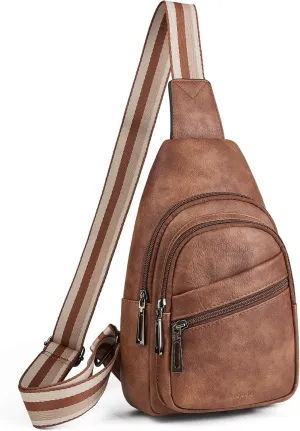 Sling Bag Crossbody Bags for Women Cross Body Fanny Packs Chest Sling Purses for Travel Shopping Leisure Sport