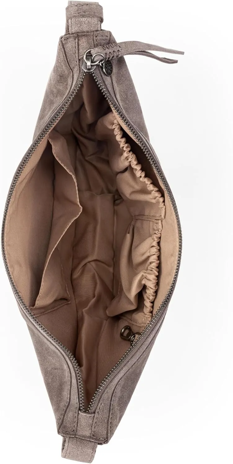 The Sak Tess Large Sling Purse - Large Woman's Crossbody Bag For Everyday & Travel - With Zipper Closure & Adjustable Strap