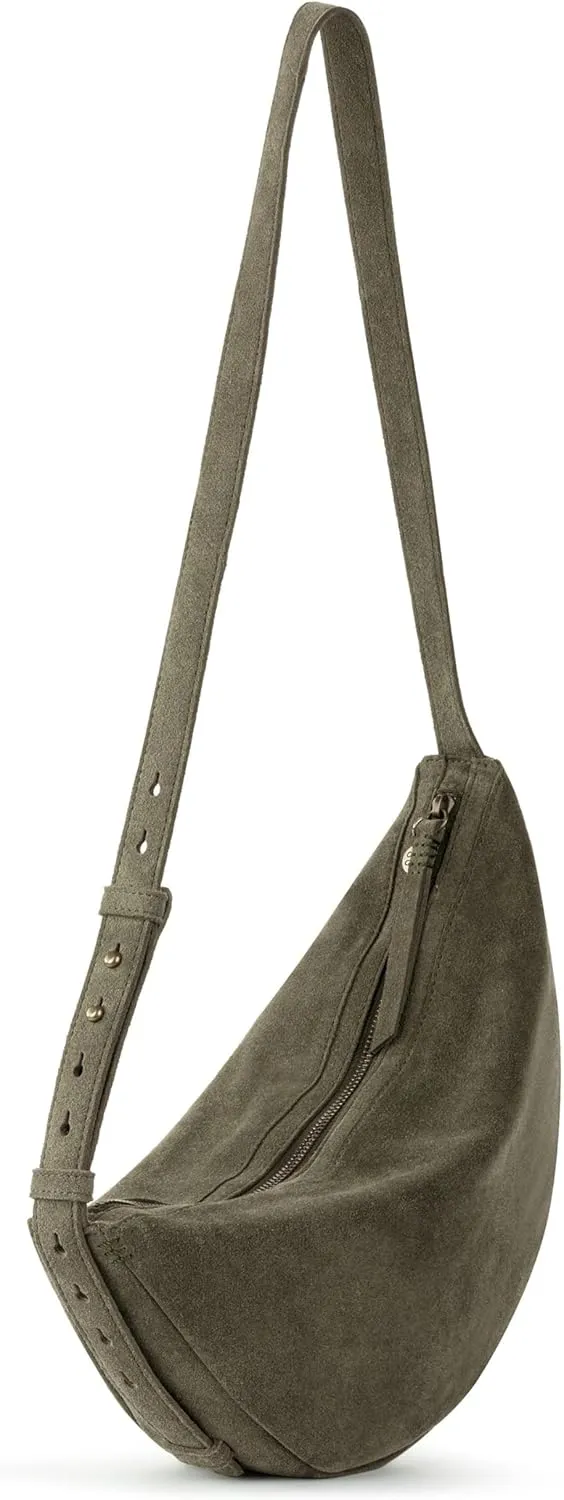 The Sak Tess Large Sling Purse - Large Woman's Crossbody Bag For Everyday & Travel - With Zipper Closure & Adjustable Strap