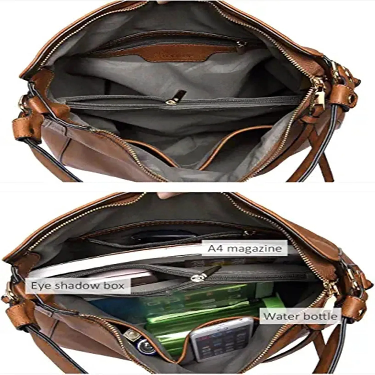 Tote Bag For Women Ladies Large Capacity Hobo Handbag Soft Leather Woman Messenger Bags Luxury Purses Crossbody Handbags