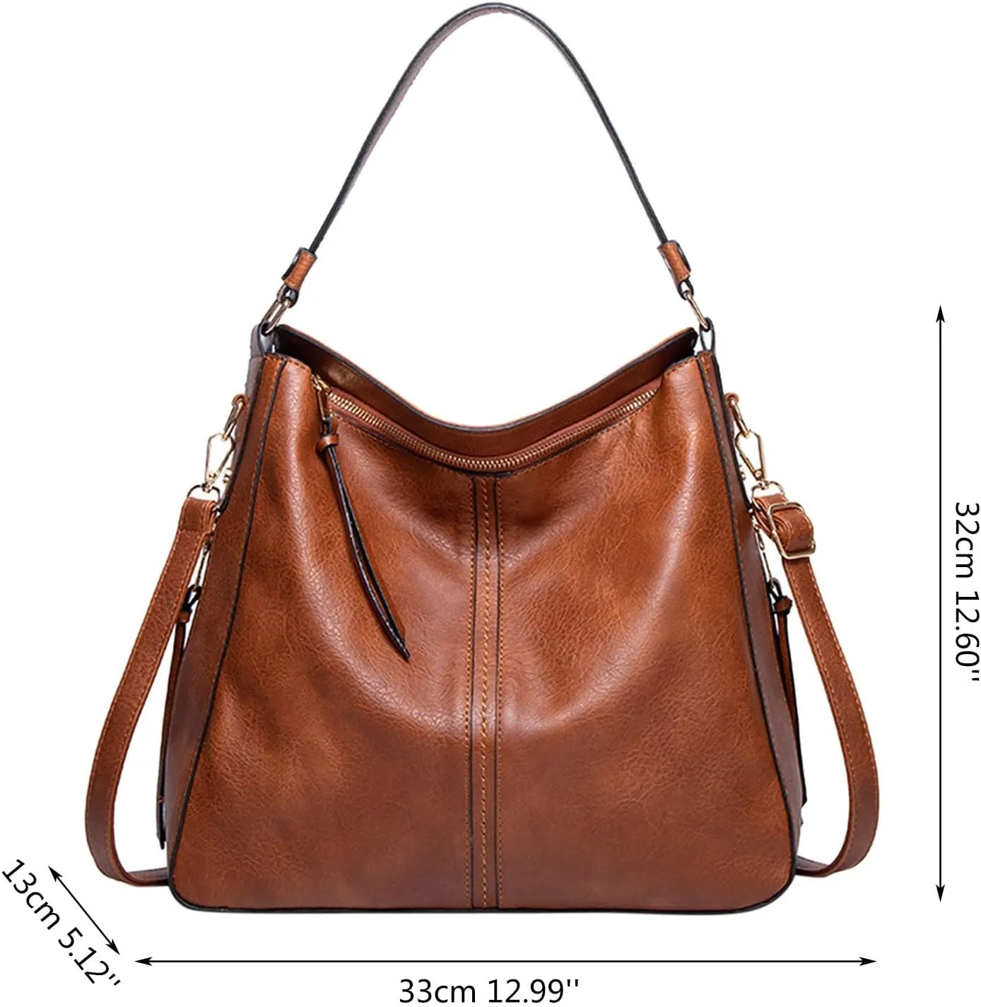 Tote Bag For Women Ladies Large Capacity Hobo Handbag Soft Leather Woman Messenger Bags Luxury Purses Crossbody Handbags