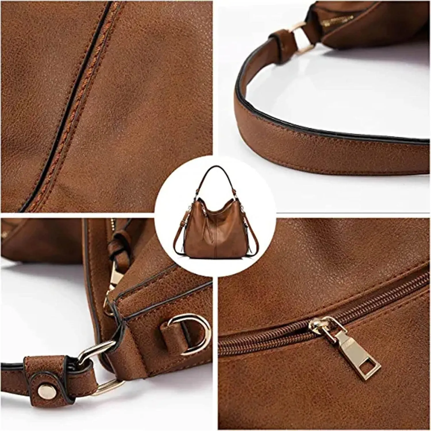 Tote Bag For Women Ladies Large Capacity Hobo Handbag Soft Leather Woman Messenger Bags Luxury Purses Crossbody Handbags