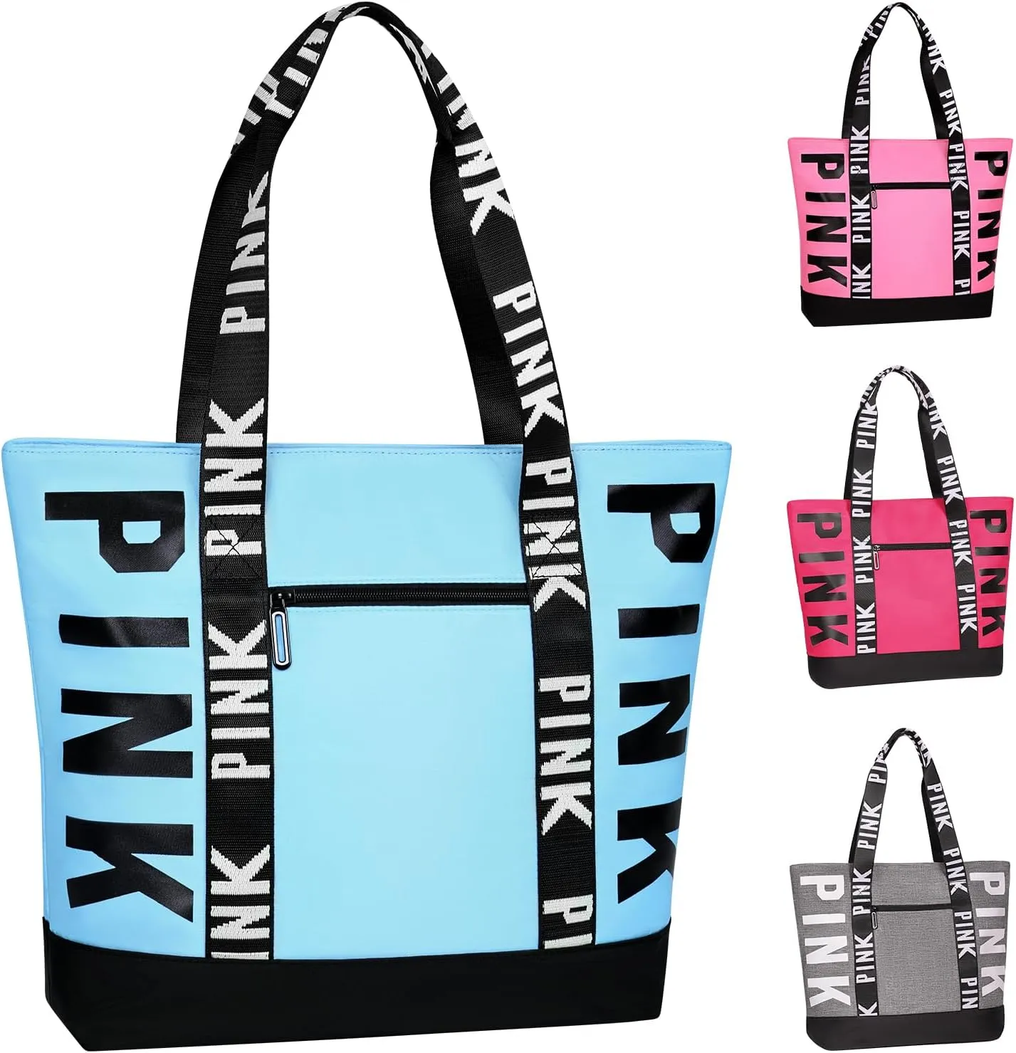 Travel Tote Bag for Women, Large Waterproof Beach Bag for Daily