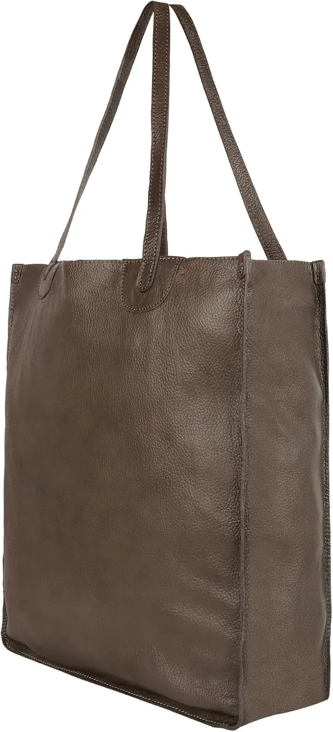Vaan & Co. Tote  Upcycled Genuine Leather Shoulder Bag, Sustainable & Stylish Handbag for Everyday Use