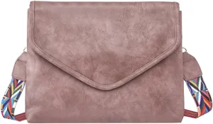Women's Messenger Bag Leather Shoulder Bag Retro Clutch Purse Crossbody Bag Large Vegan Leather Envelope Bag Handbags
